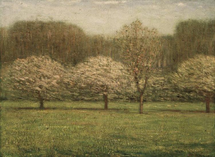 Apple Blossoms, Dwight William Tryon